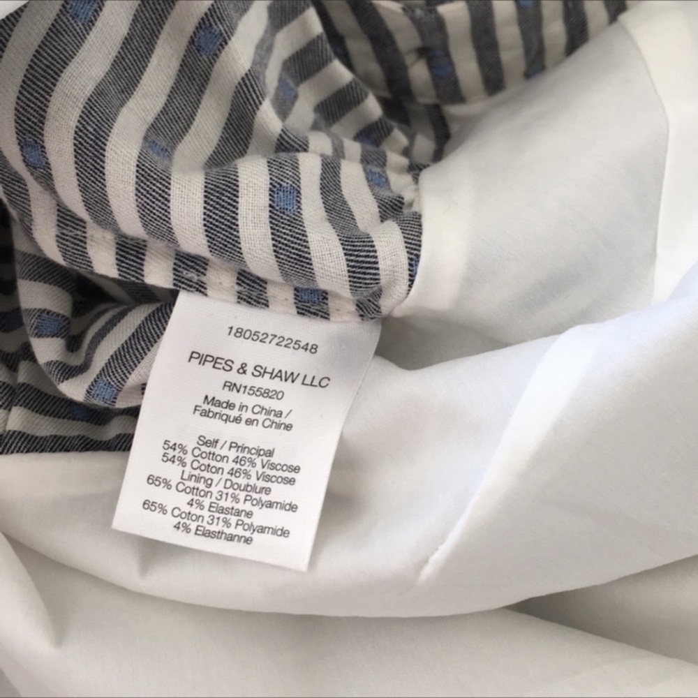 Veronica Beard Kai Striped Button Front Ruffle Mi… - image 4